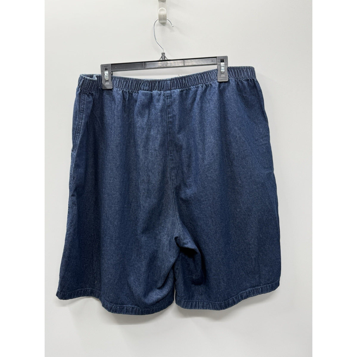 ALLISON DALEY Shorts Women Blue Jean Denim Pull On Size 18 100% Cotton