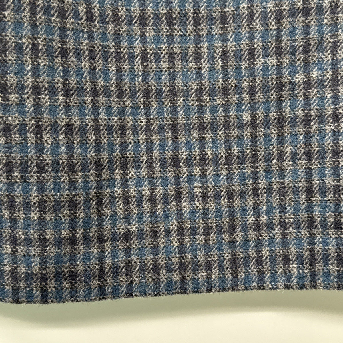 Chadwick Of Boston Size 12 Women’s Plaid Wool Blend Skirt Black/Gray/Blue