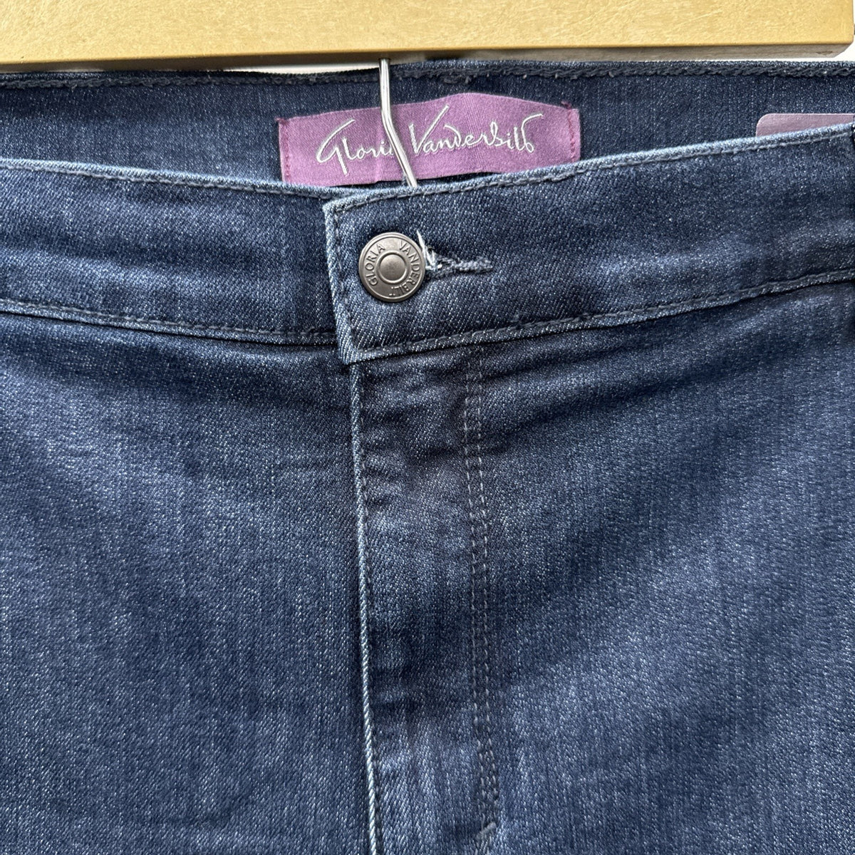 Gloria Vanderbilt Amanda Jeans Women Plus SZ 22W Average Dark Wash Straight Leg