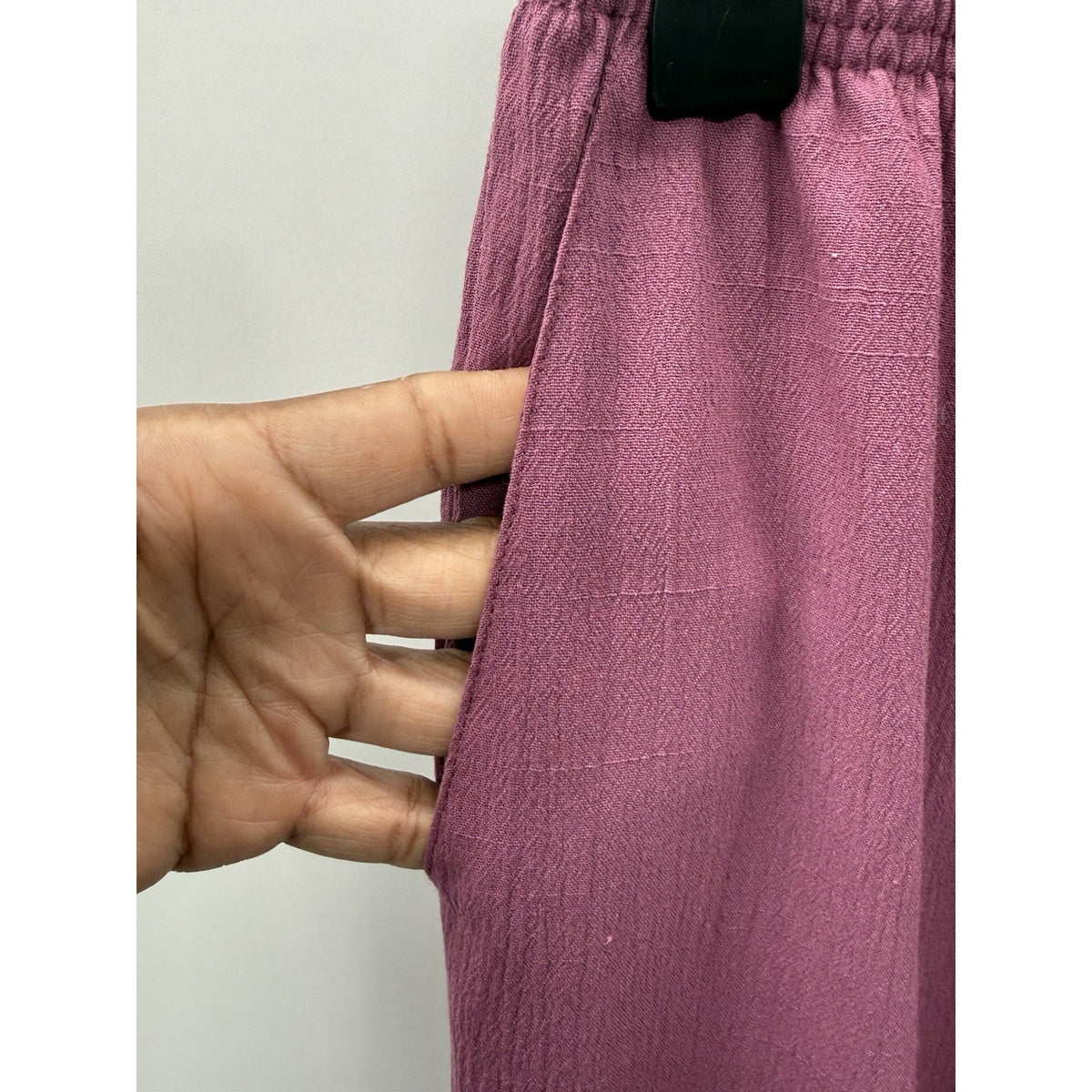 Alfred Dunner Women Pull On Pants Size 12 Pink Elastic Waist Straight Leg Casual