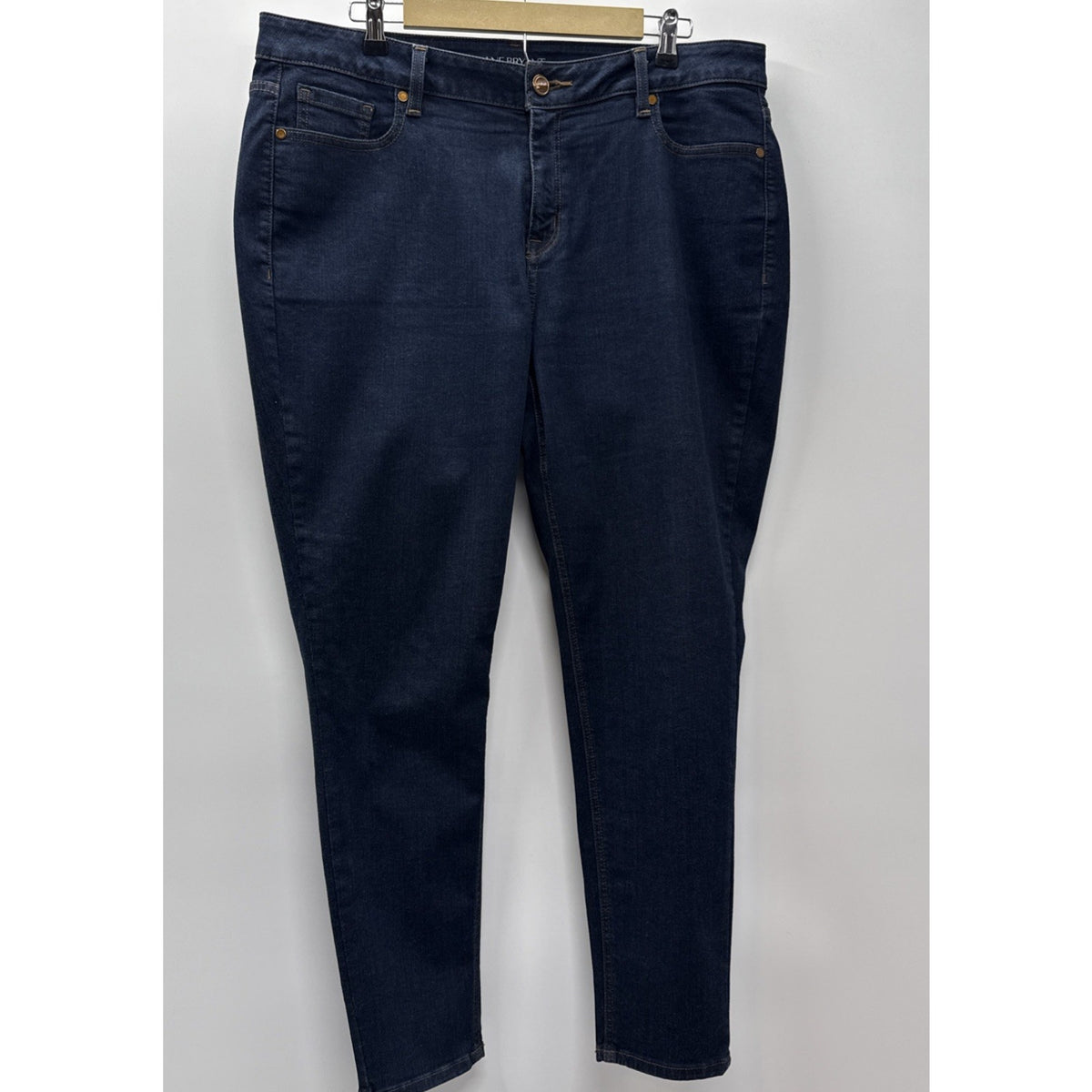 Lane Bryant Skinny Blue Jeans Women’s 18R 5 Pocket Casual Dark Wash Comfort