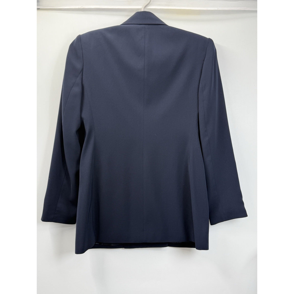 Stanley Blacker Collection Navy Blazer Womens 6 Double Breasted 90s Minimalist