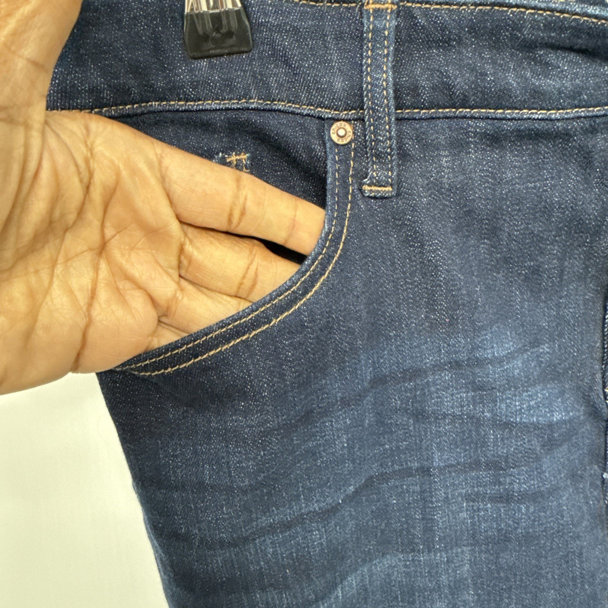 Chico’s So Slimming Girlfriend Jeans Women 12 Sequin Embroidered Ankle Denim Pan