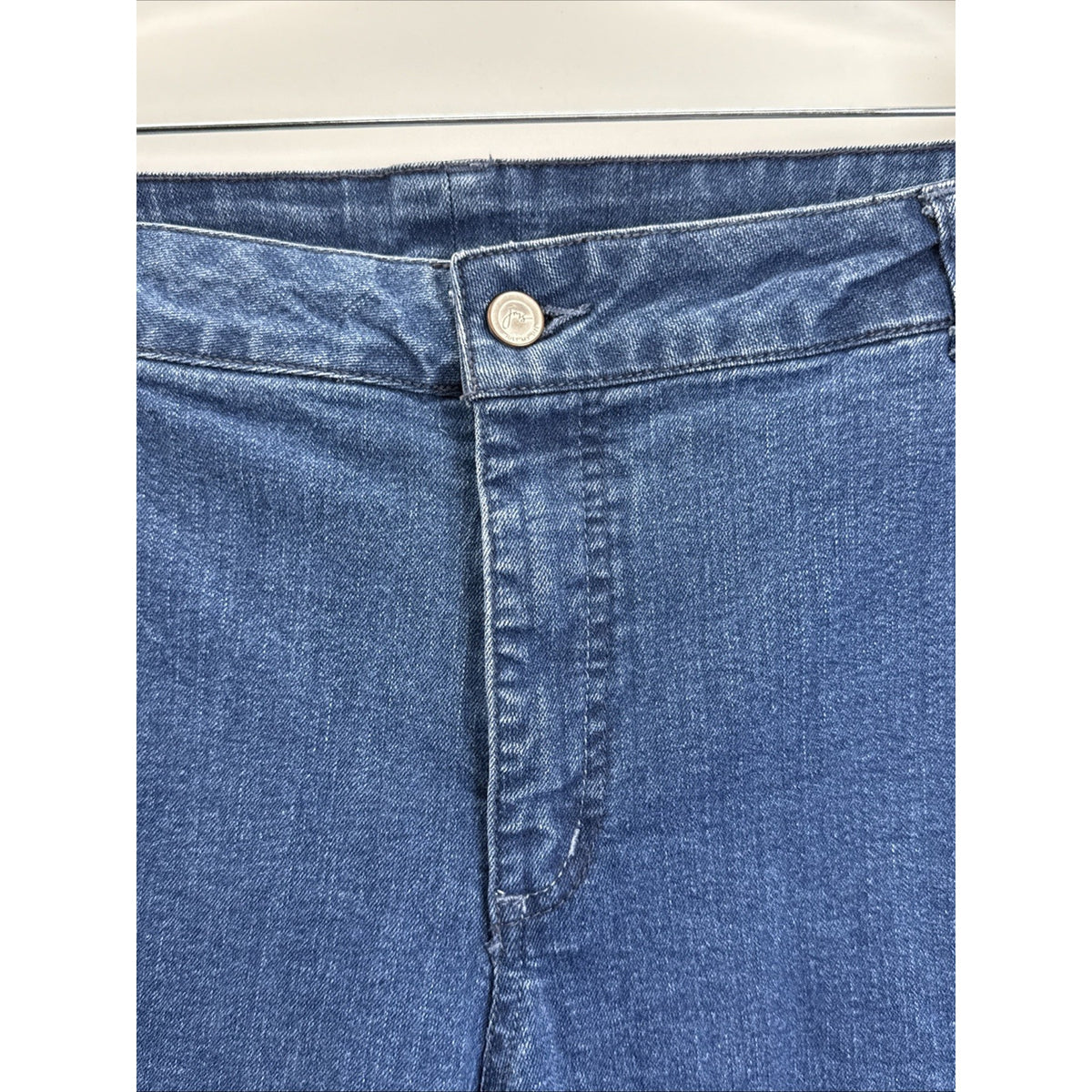 Just My Size JMS Plus Size 24W Petite Women’s Jeans, Pockets Stretch Casual