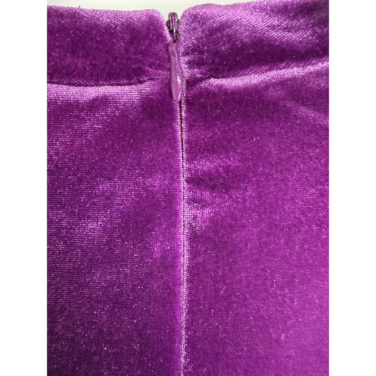 Clover & Sloane Purple Velvet Midi Dress 6 Whimsigoth Fairy Grunge Goth Romantic