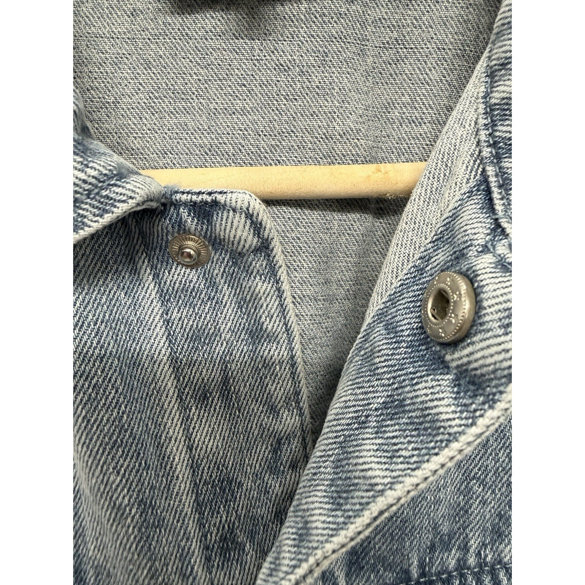 VICI Blue Denim Jumpsuit Womens S Sleeveless Collared Wide Leg Belted Pockets