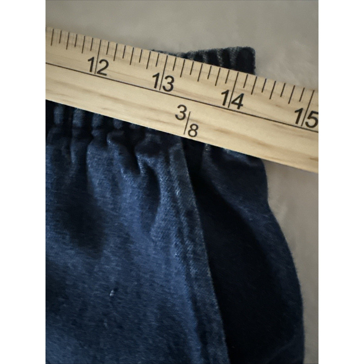 Briggs Size 10P denim cropped Pants women’s Pull On Elastic Waist Pockets GUC ￼