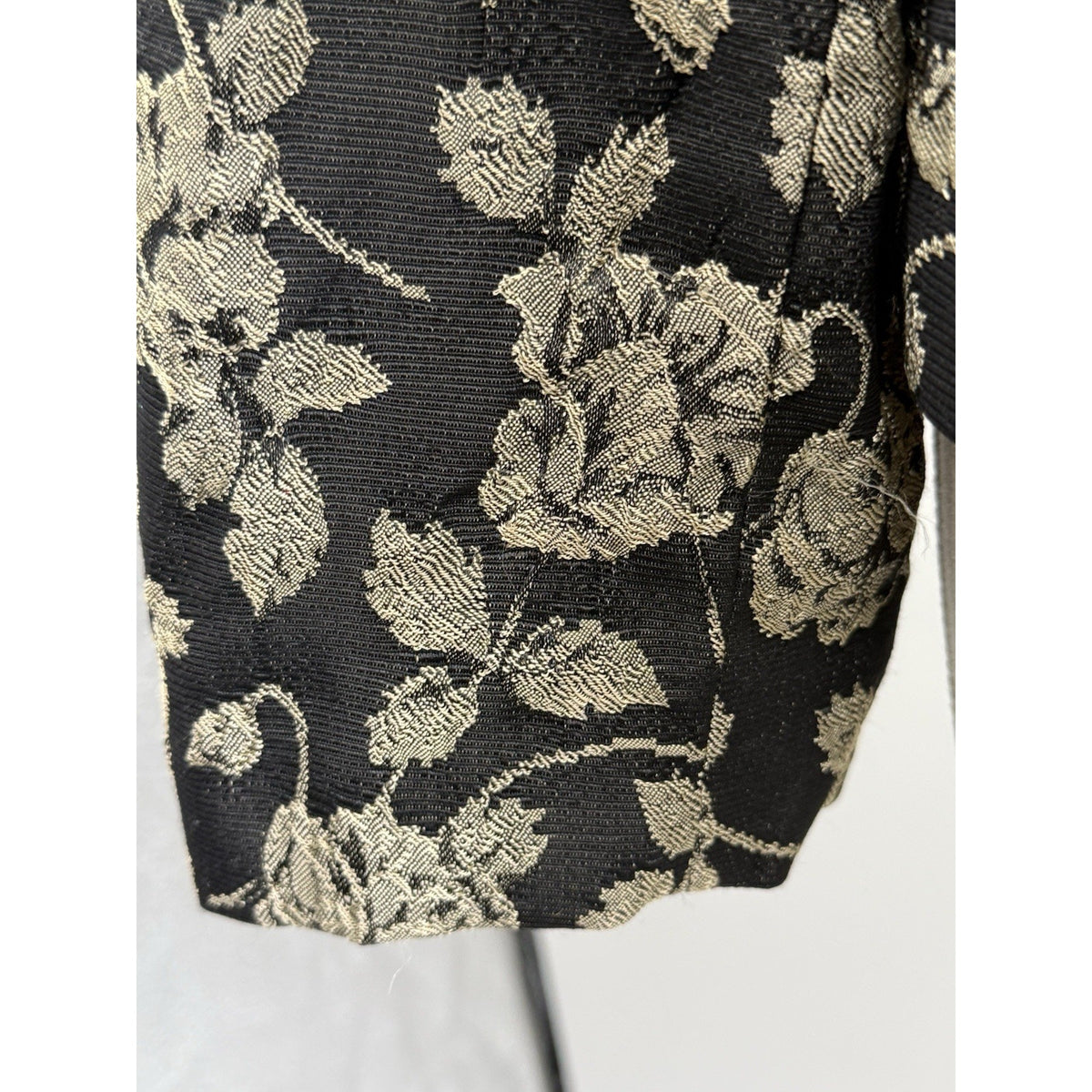 Jones New York Collection Floral Tapestry Blazer Jacket Women 12 Dark Academia