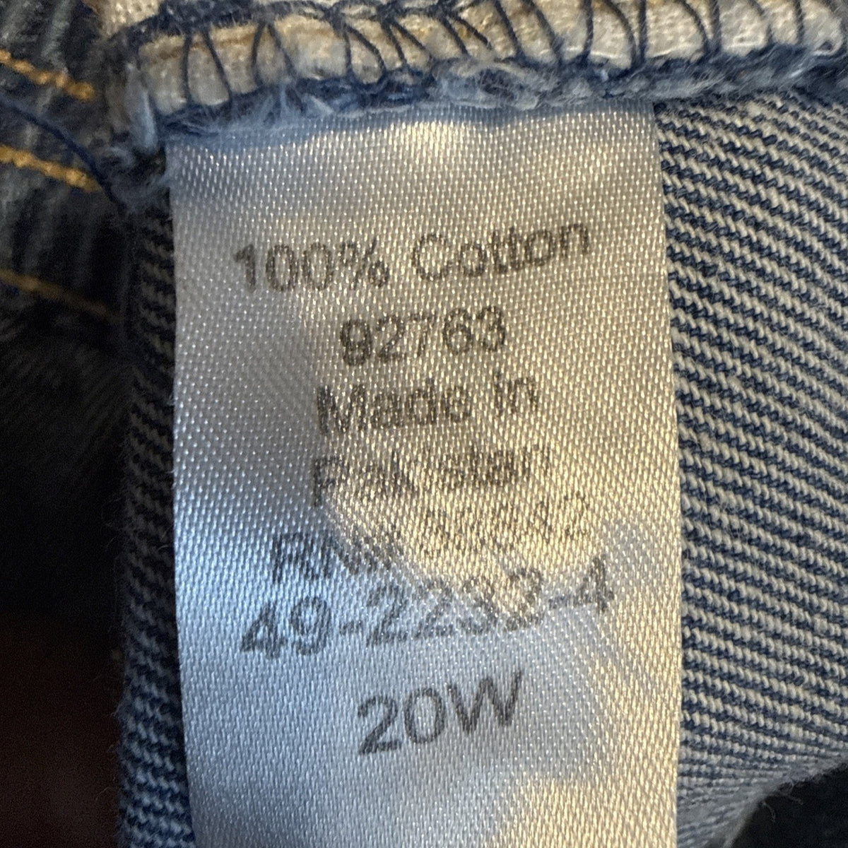Woman Within Jeans Women’s Plus Size 20W Five Pockets, Zip Button 100% Cotton ￼