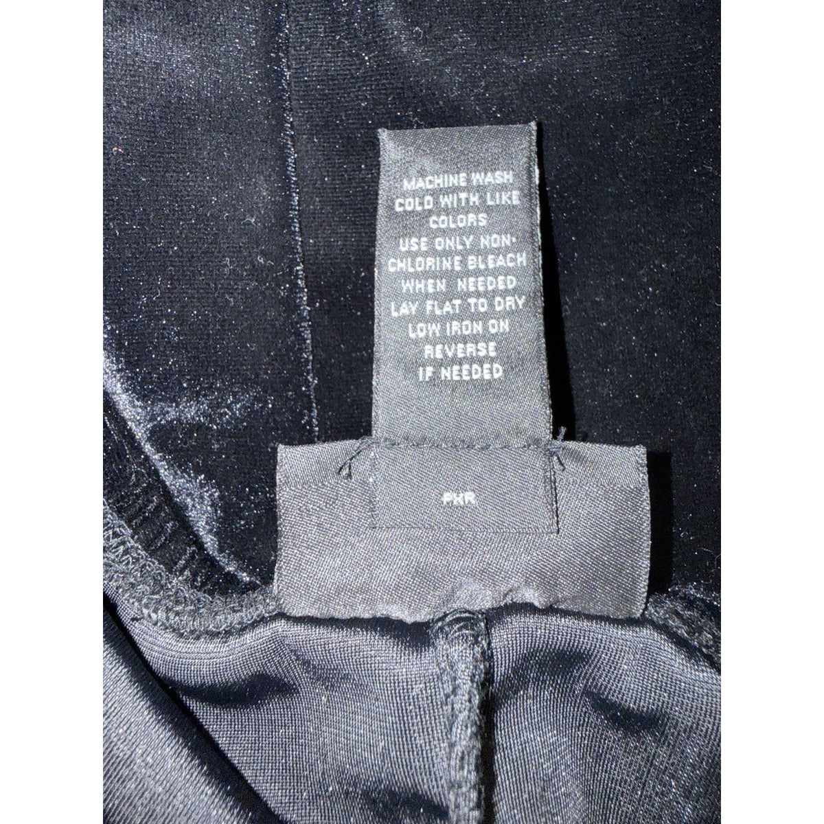 Avenue Black Velvet Midi Skirt 14/16 High Low Hem Stretch Pull On Minimal
