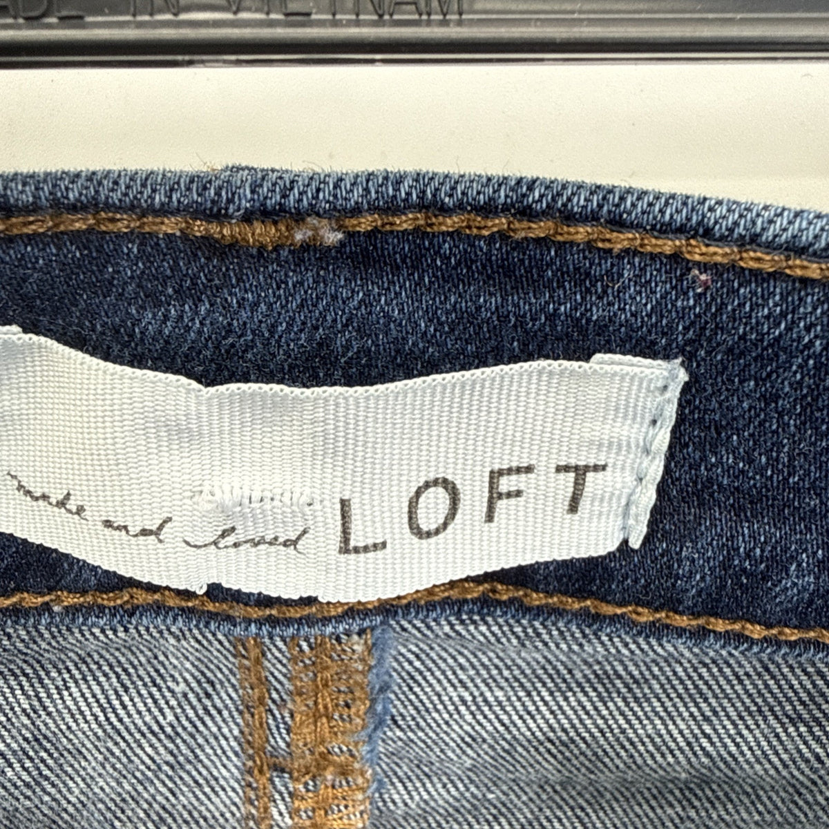 LOFT Skinny Jeans Women’s Size 12 Med Wash 5 Pocket, stretch, Casual Comfort