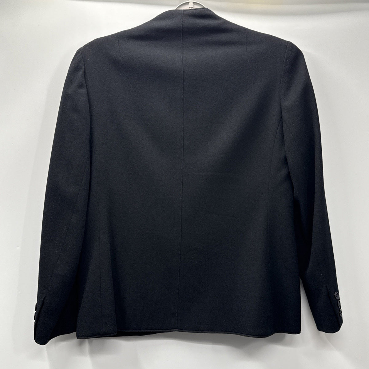 Evan Picone blazer 14 Black Vintage Wool Women Blazer 3 Button