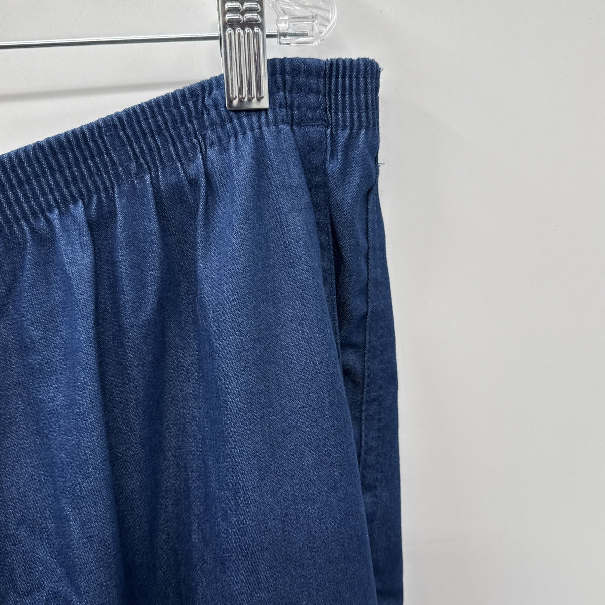 Alfred Dunner Women's Blue Classic Pull-On Straight Jeans Pants Plus Size-22W