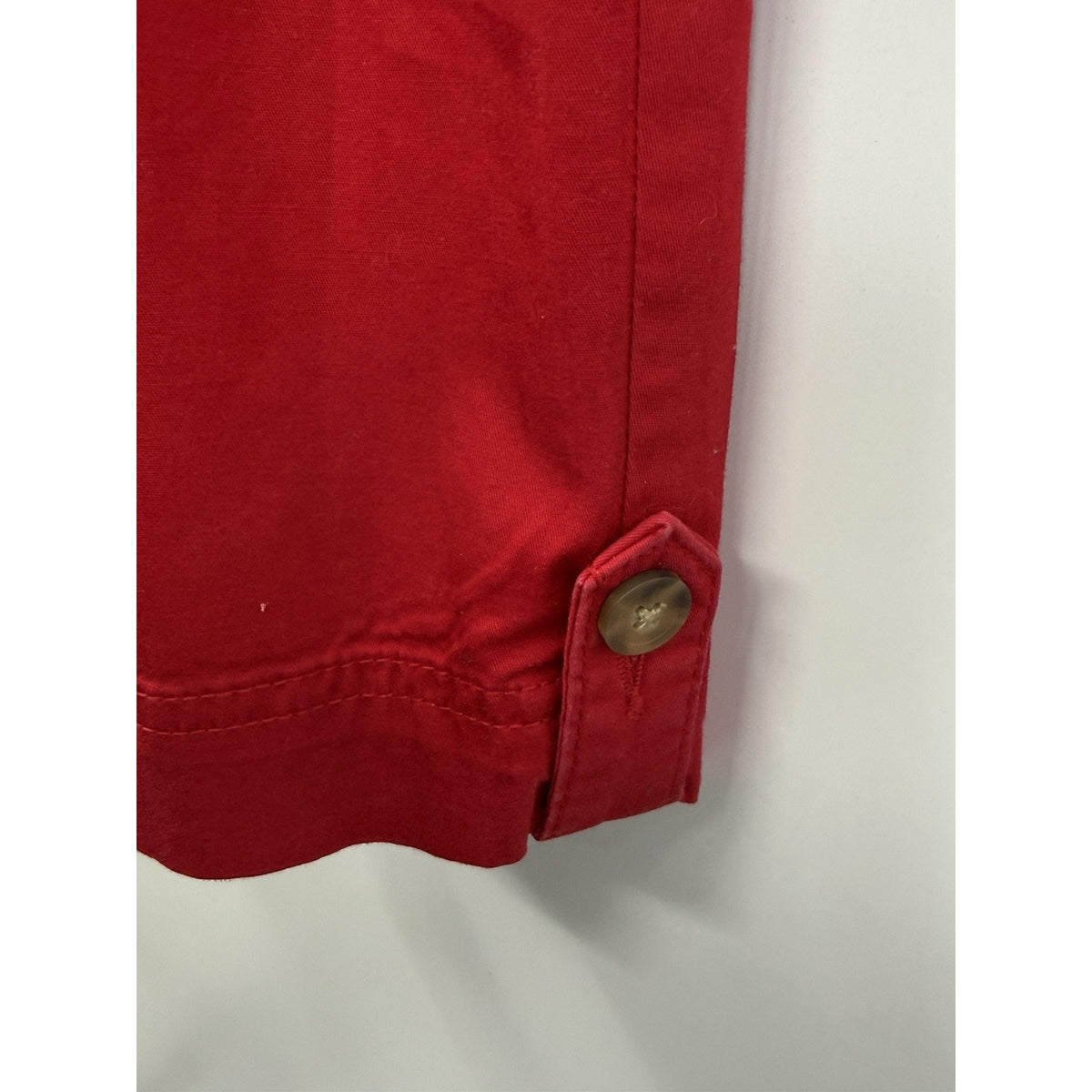 Karen Scott Red Capri Pants Women’s 16 Stretch Elastic Back Casual Summer