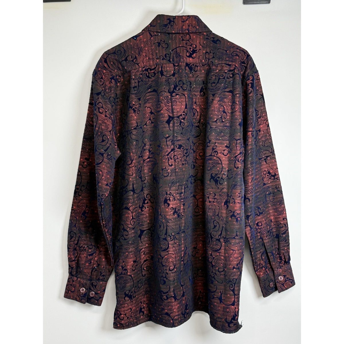 Pronti Collection By Phita Shirt Button Up Abstract Grunge Dark Academia Retro