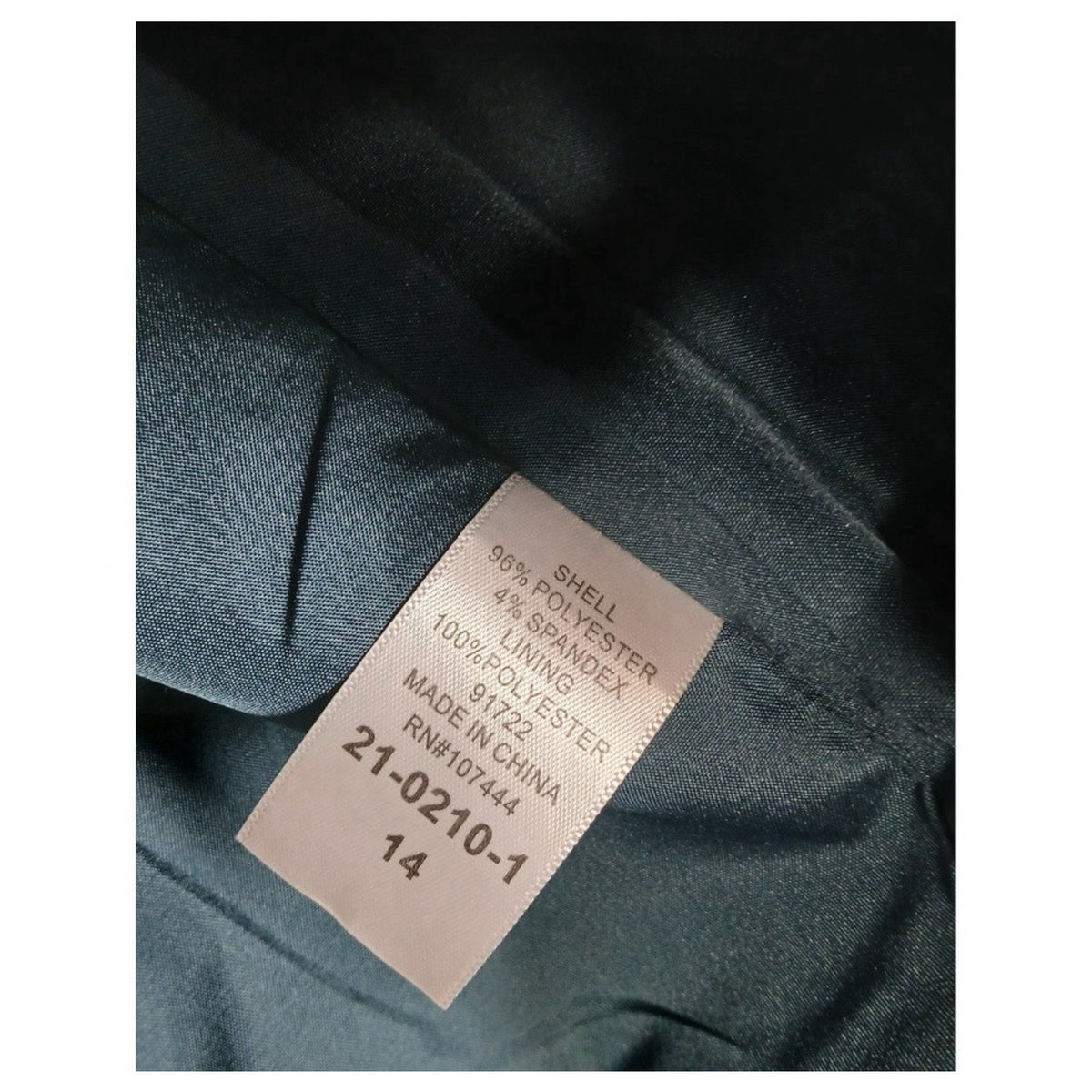 Jessica London Women’s Blazer Jacket Size 14 Blue Black Paisley Print Career