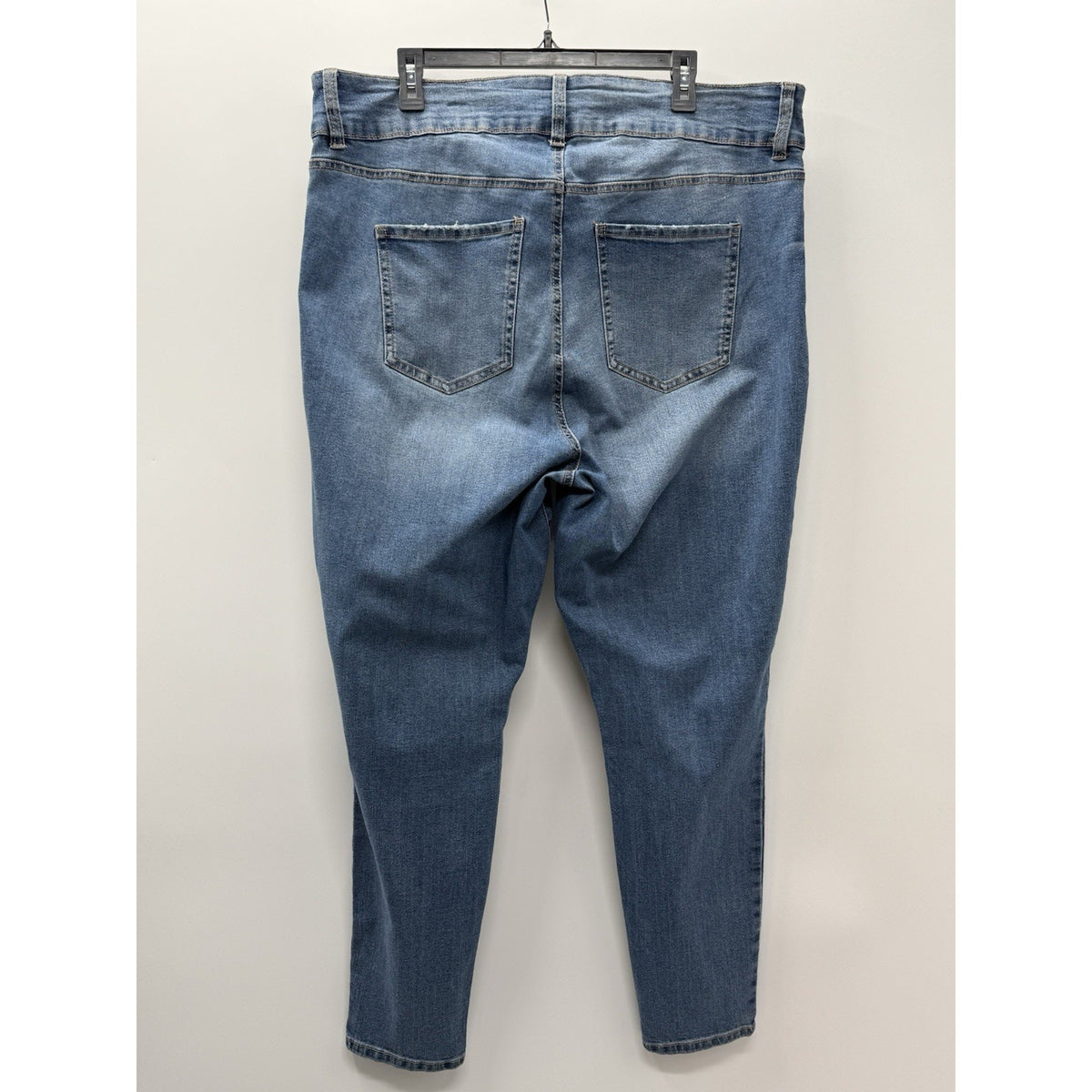 Truth + Theory 22W High Rise Skinny Jeans Plus Size Stretch Blue Denim