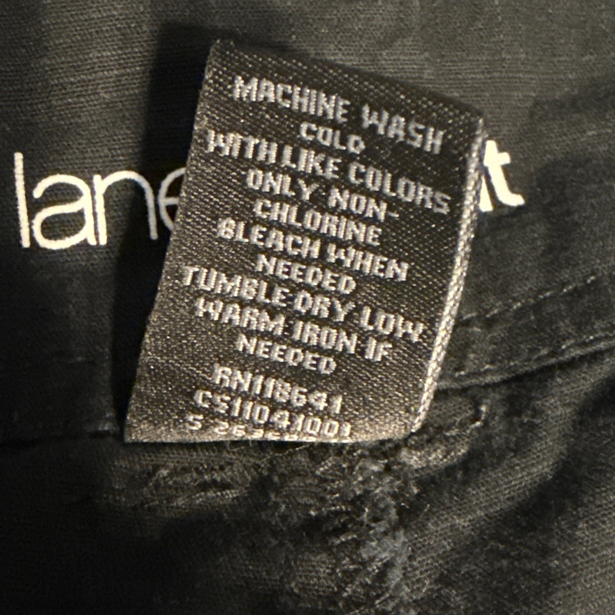 Womens Lane Byrant Black Bermuda Cargo Shorts Size 16